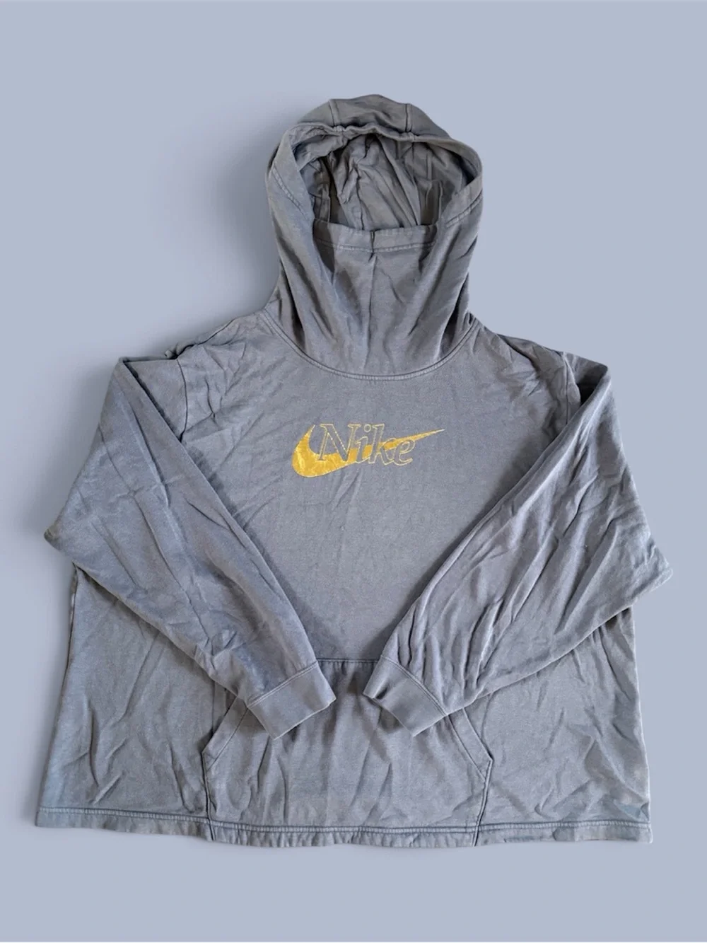 Nike Purple & Gold Funnel Neck Pullover Hoodie
